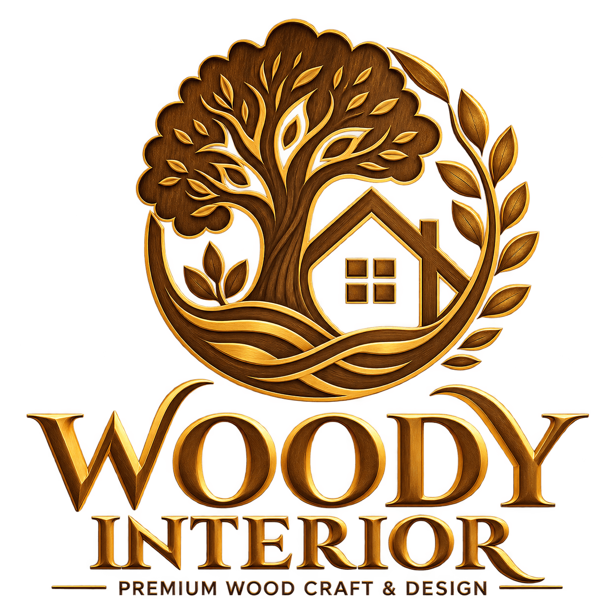 WoodyInterior Logo